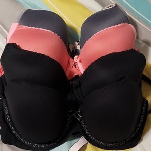Victoria Secret Lined Demi Bra Set 36C